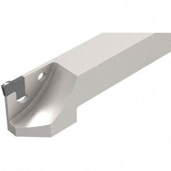 Iscar - External Thread, 0.689" Max Depth of Cut, 2.8mm Min Groove Width, 150mm OAL, Right Hand Indexable Grooving Cutoff Toolholder - 16mm Shank Height x 16mm Shank Width, TAG Insert Style, TGT Toolholder Style, Series Tang-Grip - Benchmark Tooling