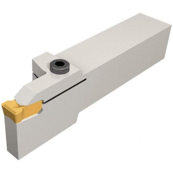 Iscar - GHD, External, Left Hand, 38mm Max Depth of Cut, 13 to 17.4mm Groove Width, Indexable Grooving Tool Holder - TIGER Insert Compatibility, 32mm Shank Height, 32mm Shank Width, 170mm OAL - Benchmark Tooling