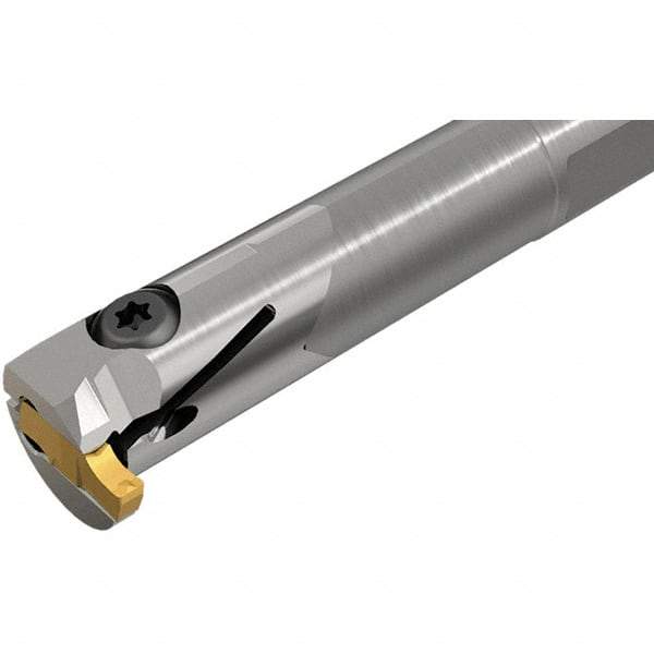 Iscar - GHI, Internal, Left Hand, 4.5mm Max Depth of Cut, 2 to 3.5mm Groove Width, Indexable Grooving Tool Holder - GI.I, TIPI Insert Compatibility, 20mm Shank Width, 200mm OAL, Through Coolant - Benchmark Tooling