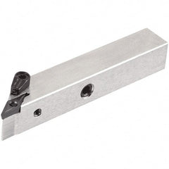 Iscar - PCLN, Right Hand Cut, 25mm Shank Height x 25mm Shank Width, Negative Rake Indexable Turning Toolholder - 150mm OAL, CNMX Insert Compatibility, Series Heliturn - Benchmark Tooling