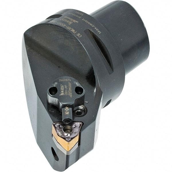 Iscar - Left Hand Cut, Size C6, WN.. Insert Compatiblity, External Modular Turning & Profiling Cutting Unit Head - 45mm Ctr to Cutting Edge, 65mm Head Length, Series Isoturn - Benchmark Tooling