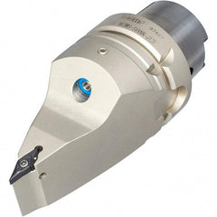 Iscar - PLAN, Right Hand Cut, 32mm Shank Height x 32mm Shank Width, Negative Rake Indexable Turning Toolholder - 170mm OAL, LNMX Insert Compatibility, Series Heliturn - Benchmark Tooling