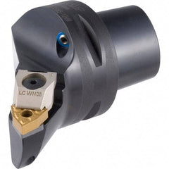 Iscar - Left Hand Cut, Size C5, WN.. Insert Compatiblity, External Modular Turning & Profiling Cutting Unit Head - 35mm Ctr to Cutting Edge, 60mm Head Length, Through Coolant, Series Multi-Wedge - Benchmark Tooling