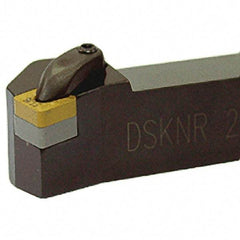 Iscar - DSKN, Right Hand Cut, 75° Lead Angle, 25mm Shank Height x 25mm Shank Width, Negative Rake Indexable Turning Toolholder - 150mm OAL, SN.. Insert Compatibility, Series Isoturn - Benchmark Tooling