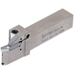 Iscar - FGHDU, External, Right Hand, 22.3mm Max Depth of Cut, Indexable Grooving Tool Holder - FGPAM Insert Compatibility, 25mm Shank Height, 25mm Shank Width, 150mm OAL, Through Coolant - Benchmark Tooling