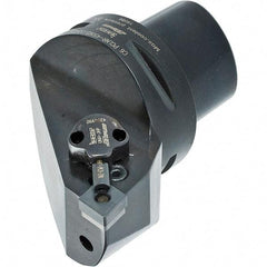 Iscar - Left Hand Cut, Size C6, CN.. Insert Compatiblity, External Modular Turning & Profiling Cutting Unit Head - 45mm Ctr to Cutting Edge, 65mm Head Length, Series Isoturn - Benchmark Tooling