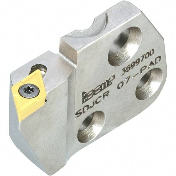 Iscar - Right Hand Cut, DC.. Insert Compatiblity, Modular Turning & Profiling Cutting Unit Head - 17.2mm Head Length, Series Modular Grip - Benchmark Tooling