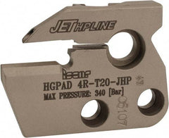 Iscar - Right Hand Cut, 4.76mm Insert Width, Cutoff & Grooving Support Blade for Indexables - 20mm Max Depth of Cut, 7.2mm Head Projection - Benchmark Tooling