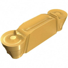 Iscar - 8040FGPA YZ Grade ID5, 8mm Cutting Width Polycrystalline Diamond (PCD) Grooving Insert - 4mm Max Depth of Cut, Neutral, 4mm Corner Radius, Uncoated - Benchmark Tooling