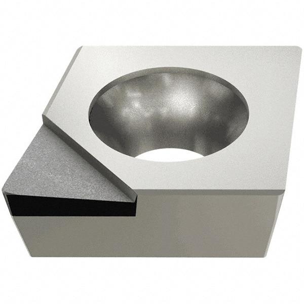Iscar - CCMT2-1 D Grade ID5 Polycrystalline Diamond (PCD) Turning Insert - Uncoated, 80° Diamond, 1/4" Inscr Circle, 3/32" Thick, 1/64" Corner Radius - Benchmark Tooling