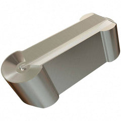 Iscar - 500250GIPA YZ Grade ID5, 5mm Cutting Width Polycrystalline Diamond (PCD) Grooving Insert - 2.5mm Max Depth of Cut, Neutral, 2.5mm Corner Radius, Uncoated - Benchmark Tooling