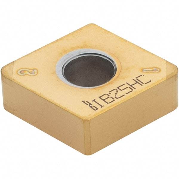 Iscar - CNMA433 MW4 Grade IB25HC PCBN Turning Insert - TiN Finish, 80° Diamond, 1/2" Inscr Circle, 3/16" Thick, 3/64" Corner Radius - Benchmark Tooling