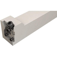 Iscar - External Thread, 150mm OAL, Right Hand Indexable Grooving Cutoff Toolholder - 32mm Shank Height x 32mm Shank Width, MAHP-JHP Toolholder Style, Series Modular Grip - Benchmark Tooling