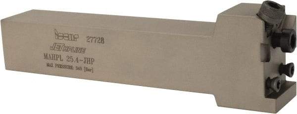 Iscar - MAHP, External, Left Hand, Indexable Grooving Tool Holder - 1" Shank Height, 1" Shank Width, 5-1/2" OAL, Through Coolant - Benchmark Tooling