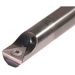 Iscar - 0.689" Min Bore Diam, 8" OAL, 5/8" Shank Diam, E-STFPR Indexable Boring Bar - TP.. 2.. Insert, Screw Holding Method - Benchmark Tooling