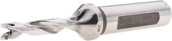 Iscar - 0.256" to 0.271" Diam, 5xD, 1.3" Max Depth, 1/2" Shank Diam, 3.65" OAL, Replaceable-Tip Drill - FCP, ICK, ICK-2M, ICM, ICN, ICP, iCP-2M Insert, 6.5 Seat Size, 45390036 Toolholder, Series SumoCham - Benchmark Tooling
