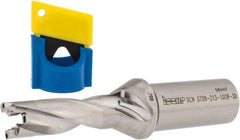 Iscar - 0.709" to 0.744" Diam, 3xD, 2.13" Max Depth, 1" Shank Diam, 5.45" OAL, Replaceable-Tip Drill - FCP, ICK, ICK-2M, ICM, ICN, ICP, iCP-2M Insert, 18 Seat Size, 45390762 Toolholder, Series SumoCham - Benchmark Tooling