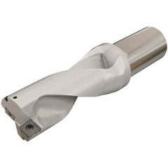 Iscar - 102mm Max Drill Depth, 2xD, 51mm Diam, Indexable Insert Drill - 2 Inserts, 40mm Shank Diam, Whistle Notch Shank - Benchmark Tooling