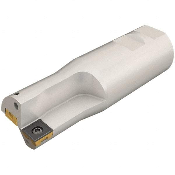 Iscar - 1.13" Max Drill Depth, 1xD, 1-1/8" Diam, Indexable Insert Drill - 2 Inserts, 1-1/4" Shank Diam, Straight Shank - Benchmark Tooling