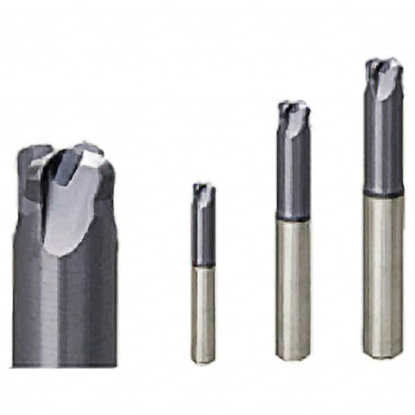 Iscar - 0.312", 4 Flute, Single End, Solid Carbide, 0.051" Corner Radius End Mill - 2-1/2" OAL, Right Hand Flute, 0.016" LOC, Right Hand Cut, 1" Extended Reach - Benchmark Tooling