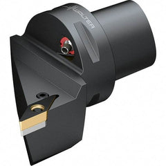 Walter - 93° Lead Angle, Indexable Turning Toolholder - 90mm OAL, Series PVJB-CAPTO-AUSSEN - Benchmark Tooling