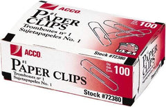 ACCO - 1-3/8" Wide Paper Fastener - Silver - Benchmark Tooling