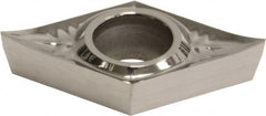 Sumitomo - DCGT32.51 NAG Grade H1 Carbide Turning Insert - Uncoated, 55° Diamond, 3/8" Inscr Circle, 5/32" Thick, 1/64" Corner Radius - Benchmark Tooling