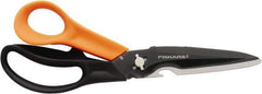 Fiskars - 4-1/2" LOC, 9" OAL Scissors - Dual Composite Handle, For General Purpose Use - Benchmark Tooling