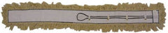 PRO-SOURCE - 60" Long x 3-1/2" Wide Cotton Dust Mop Head - White, Looped Head, Launderable - Benchmark Tooling