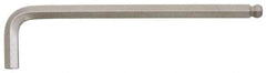 Paramount - 10mm Hex, Long Arm, Ball End Hex Key - 6-45/64" OAL, Steel, Metric System of Measurement - Benchmark Tooling