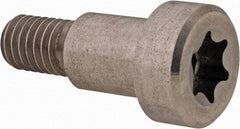 Made in USA - 1/2" Shoulder Diam x 5/8" Shoulder Length, 3/8-16 UNC, Torx Shoulder Screw - 300, 18-8 Stainless Steel, Uncoated, 5/16" Head Height x 3/4" Head Diam - Benchmark Tooling