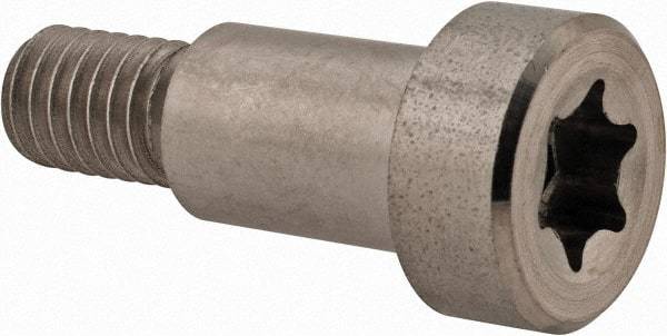 Made in USA - 1/2" Shoulder Diam x 3/4" Shoulder Length, 3/8-16 UNC, Torx Shoulder Screw - 300, 18-8 Stainless Steel, Uncoated, 5/16" Head Height x 3/4" Head Diam - Benchmark Tooling
