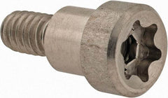 Made in USA - 3/8" Shoulder Diam x 5/16" Shoulder Length, 1/4-20 UNC, Torx Shoulder Screw - 300, 18-8 Stainless Steel, Uncoated, 7/32" Head Height x 1/2" Head Diam - Benchmark Tooling