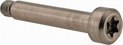 Made in USA - 3/16" Shoulder Diam x 1" Shoulder Length, #8-32 UNC, Torx Shoulder Screw - 300, 18-8 Stainless Steel, Uncoated, 5/32" Head Height x 5/16" Head Diam - Benchmark Tooling