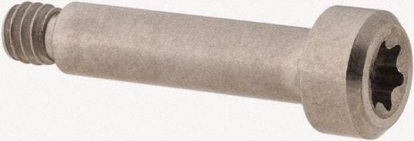 Made in USA - 3/16" Shoulder Diam x 3/4" Shoulder Length, #8-32 UNC, Torx Shoulder Screw - 300, 18-8 Stainless Steel, Uncoated, 5/32" Head Height x 5/16" Head Diam - Benchmark Tooling