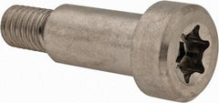 Made in USA - 1/2" Shoulder Diam x 1" Shoulder Length, 3/8-16 UNC, Torx Shoulder Screw - 300, 18-8 Stainless Steel, Uncoated, 5/16" Head Height x 3/4" Head Diam - Benchmark Tooling