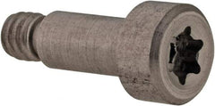 Made in USA - 3/16" Shoulder Diam x 3/8" Shoulder Length, #8-32 UNC, Torx Shoulder Screw - 416 Stainless Steel, Uncoated, 5/32" Head Height x 5/16" Head Diam - Benchmark Tooling