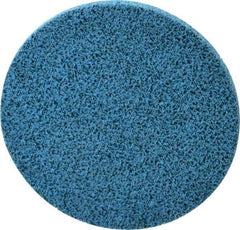 Norton - 3" Medium Grade Aluminum Oxide Deburring Disc - Quick Change Connection - Benchmark Tooling
