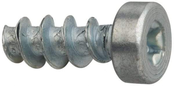 Made in USA - M3.5 Pan Head Torx Sheet Metal Screw - Case Hardened Steel, 10" Length Under Head, Grade 1022, T10 Drive - Benchmark Tooling