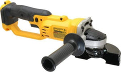 DeWALT - 4-1/2" Wheel Diam, 8,000 RPM, Cordless Cutoff & Cutoff-Grinder Tool - Right Angle Handle, 20 Volt - Benchmark Tooling