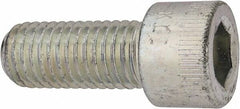 Made in USA - 5/8-11 UNC Hex Socket Drive, Socket Cap Screw - Alloy Steel, Zinc-Plated Finish, Fully Threaded, 1-1/2" Length Under Head - Benchmark Tooling