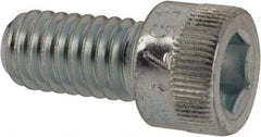 Made in USA - 5/16-18 UNC Hex Socket Drive, Socket Cap Screw - Alloy Steel, Zinc-Plated Finish, Fully Threaded, 5/8" Length Under Head - Benchmark Tooling