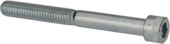 Made in USA - 5/16-18 UNC Hex Socket Drive, Socket Cap Screw - Alloy Steel, Zinc-Plated Finish, Partially Threaded, 3" Length Under Head - Benchmark Tooling