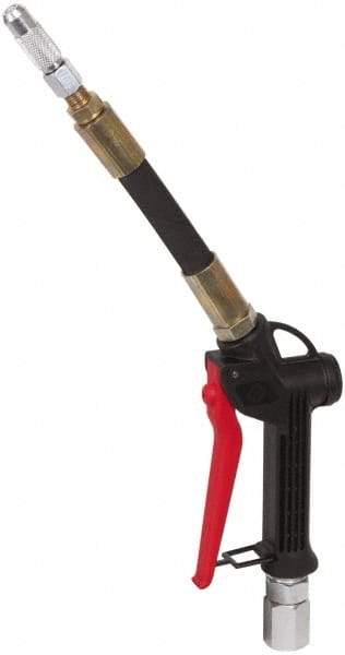 PRO-LUBE - 1/2 Inlet Thread, Steel Oil Control Valve - 8" Long Spout, FNPT Inlet Thread - Benchmark Tooling