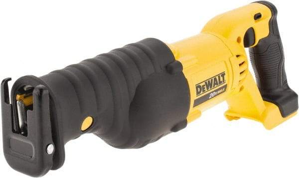 DeWALT - 20V, 0 to 3,000 SPM, Cordless Reciprocating Saw - 1-1/8" Stroke Length, Lithium-Ion Batteries Not Included - Benchmark Tooling