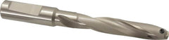 Guhring - 17/32 to 0.551" Diam, 72.6mm Max Depth, 15.88mm Shank Diam, 141mm OAL, Replaceable Tip Drill - HT 800 WP Insert, Series 4108 - Benchmark Tooling