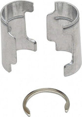 Quantum Storage - Open Shelving Accessory/Component - Aluminum, Aluminum Finish, Use with Wire Shelving Units - Benchmark Tooling