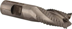 Niagara Cutter - 3/4" Diam, Coarse Pitch, 1-1/4" LOC, 4 Flute Cobalt Roughing Square End Mill - Uncoated, 3-1/2" OAL, 3/4" Shank Diam, Single End, Centercutting, 30° Helix - Benchmark Tooling