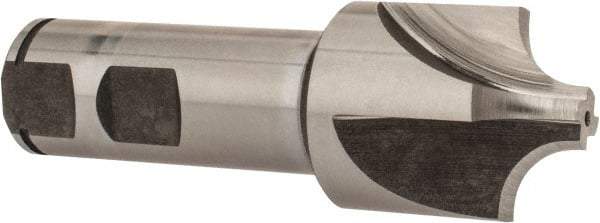 Keo - 3/8" Radius, 1-1/4" Mill Diam, 4 Flute Cobalt Corner Rounding End Mill - Single End, Uncoated, 3/8" Tip Diam, 3-3/4" OAL, 7/8" Shank Diam - Benchmark Tooling