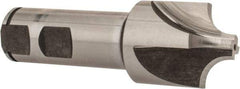 Keo - 3/8" Radius, 1-1/4" Mill Diam, 4 Flute Cobalt Corner Rounding End Mill - Single End, Uncoated, 3/8" Tip Diam, 3-3/4" OAL, 7/8" Shank Diam - Benchmark Tooling